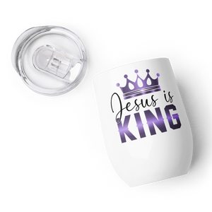 Jesus is KING, Tumbler, 12oz