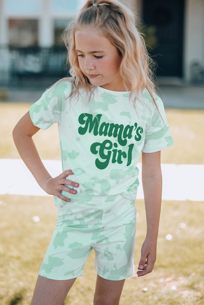 Printed Letter Graphic Lounge Set, Kids