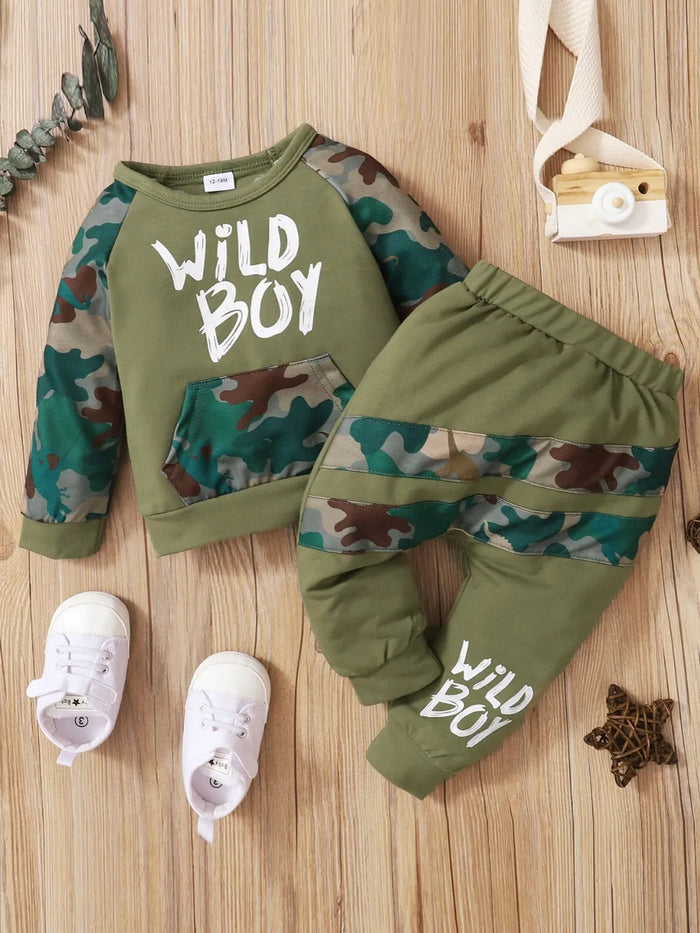 Camouflage Top and Pants Set, Babies and Toddlers