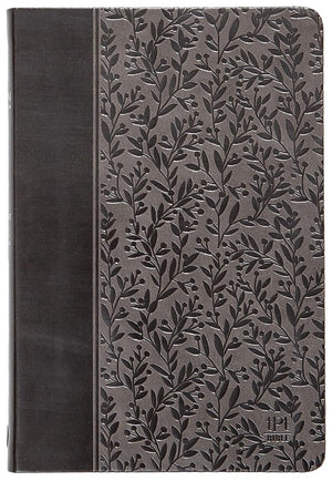 The Passion Translation, New Testament (2020 Edition), 9-Point Print, Imitation Leather, Gray