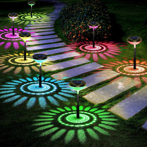 Bright Solar Pathway Lights 2, 4, or 8-Pack, Color Changing + Warm White LED