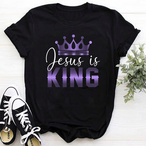 Jesus is KING, Unisex T-Shirt, 7 Colors, Style 2
