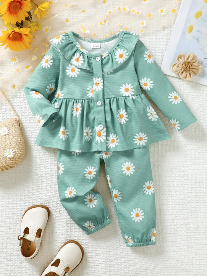 Peplum Blouse and Pants Set, Babies and Toddlers