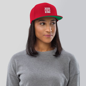Jesus is My King, Embroidered Snapback Hat