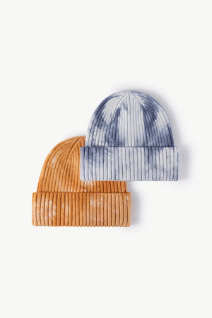 Tie-Dye Ribbed Cuffed Beanie