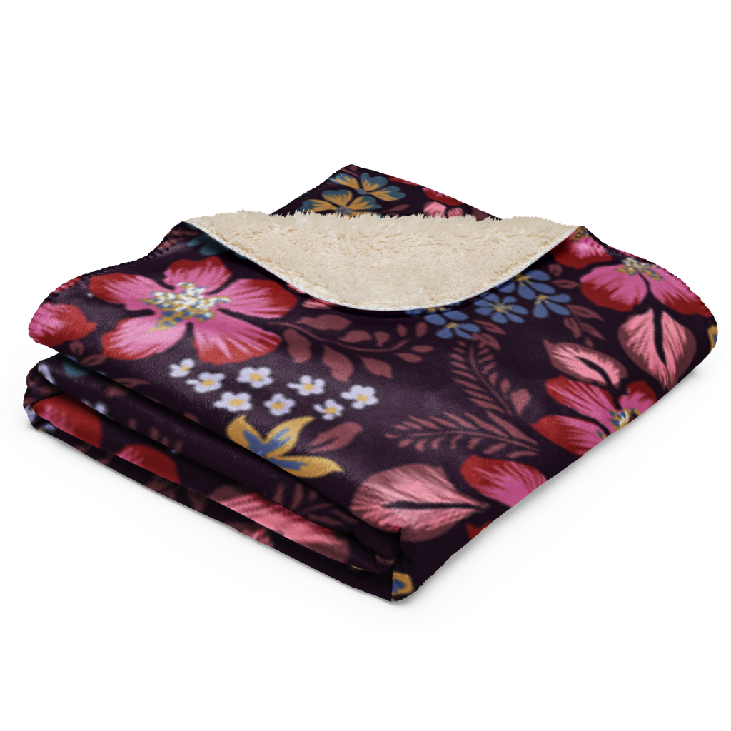 Sherpa Throw Blanket, 3 Sizes