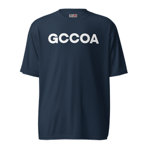 GCCOA, Unisex Performance T-Shirt, Moisture-Wicking, Style 8, Front Print, 7 Colors
