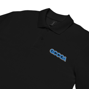 GCCOA Embroidered Unisex Polo Shirt, Style 11c, 100% Cotton, Black