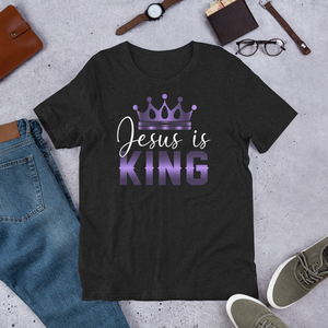Jesus is KING, Unisex T-Shirt, 7 Colors, Style 2