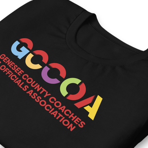 GCCOA, Unisex T-Shirt, Style 6, Front Print, Black or White