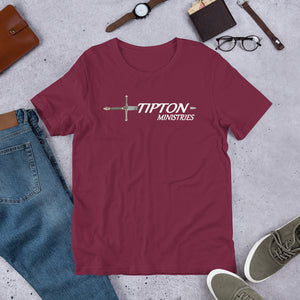 Tipton Ministry Logo, Sharing the Truth, Front/Back Print T-Shirt, 12 Colors