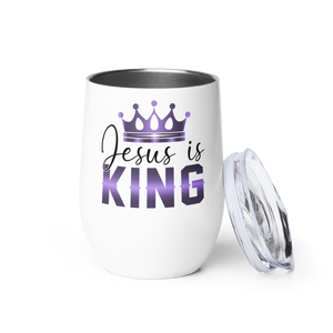 Jesus is KING, Tumbler, 12oz
