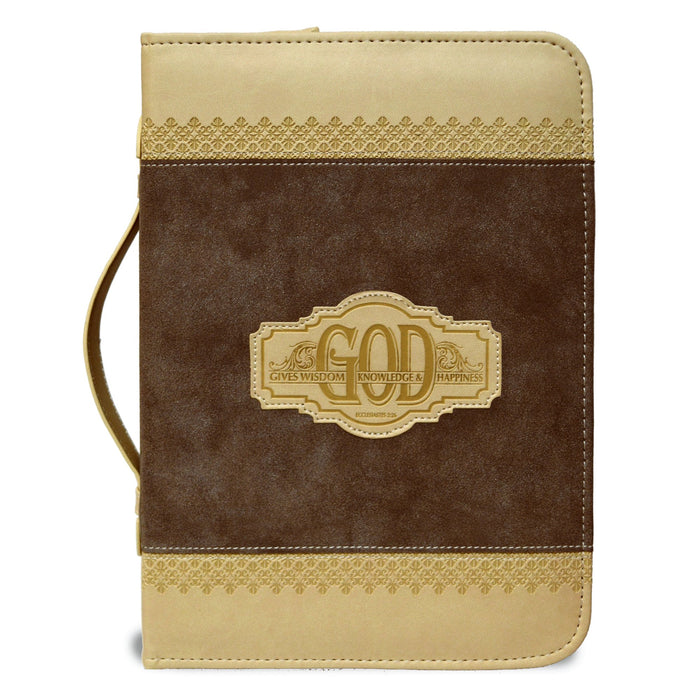 Bible Cover, God Gives Wisdom, Ecclesiastes 2:26, Brown