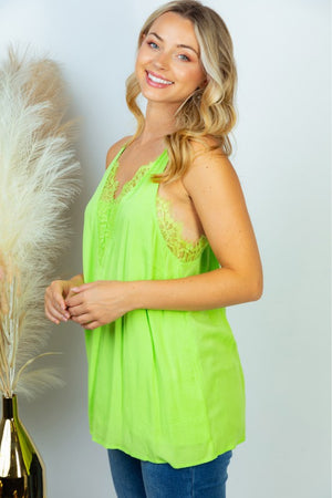 White Birch Amazing Lace Sleeveless Top