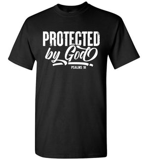 Protected by God (Psalms 91), Adult T-Shirt, 12 Colors