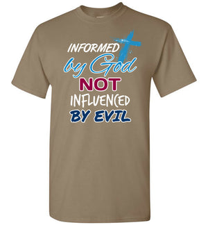 Informed by God, Unisex T-Shirt, 12 Colors
