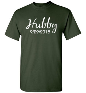Wedding Style 1, Hubby, Front Print T-Shirt, 12 Colors