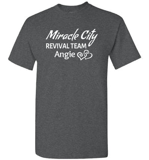 Miracle City Revival Team with Your Name, Front Print T-Shirt - 12 Colors