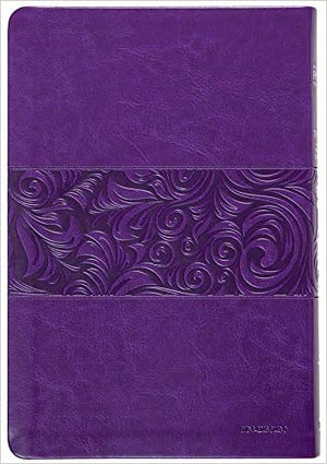 The Passion Translation, New Testament (2020 Edition), Large 11-Point Print, Imitation Leather, Violet