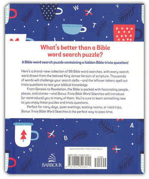 Bonus Trivia Bible Word Searches, 99 Puzzles with a Twist