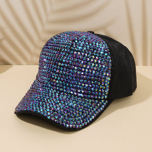 Fashion Casual Rhinestone Baseball Cap for Women