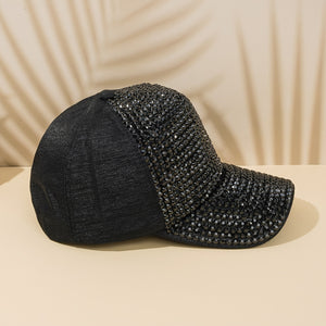Fashion Casual Rhinestone Baseball Cap for Women