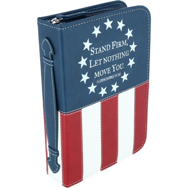 Stand Firm, US Flag Bible Cover, 2 Sizes