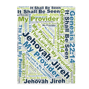 Decorative Throw Blanket, Jehovah Jireh My Provider