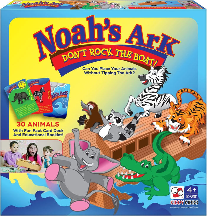 Noah's Ark Board Game, Don't Rock The Boat, Ages 4+