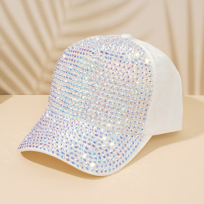 Fashion Casual Rhinestone Baseball Cap for Women