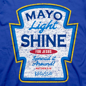 Mayo Light Shine (Matthew 5:16), Adult T-Shirt