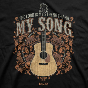 The Lord is My Strength and My Song (Exodus 15:2), Adult T-Shirt