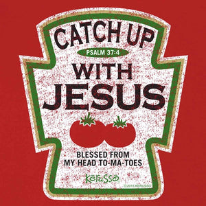 Catch Up With Jesus T-Shirt (Psalm 37:4), Toddlers and Kids