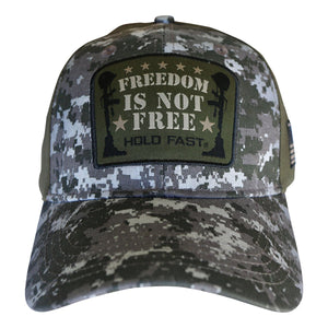 Freedom is Not Free (John 15:13), Men's Cap, Digital Camo
