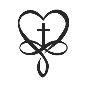 Heart Cross, Metal Wall Art