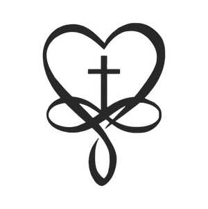 Heart Cross, Metal Wall Art
