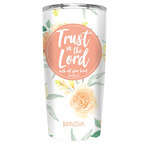 Trust in the Lord (Proverbs 3:5), 20 oz Stainless Steel Tumbler