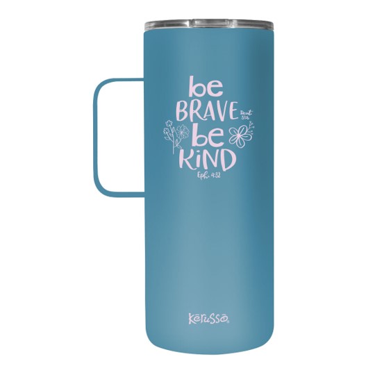 Be Kind, 22 oz Stainless Steel Tumbler, Blue