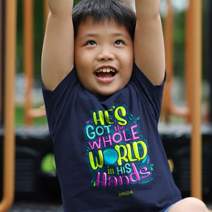 He's Got the Whole World (Genesis 1:1), Toddler and Kids T-Shirt