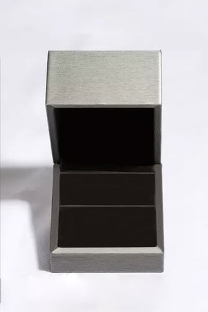 5 Carat  Moissanite Platinum-Plated Solitaire Ring
