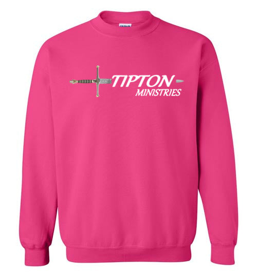 Tipton Ministry Logo, Sharing the Truth, Front/Back Print Sweatshirt, 12 Colors