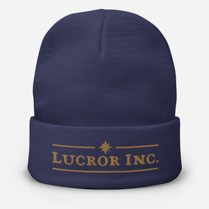 Lucror Inc, Embroidered Beanie