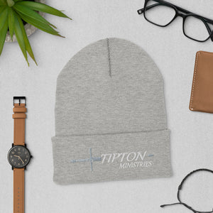 Tipton Ministry Logo, Embroidered, Cuffed Beanie, 5 Colors