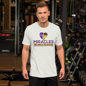 Miracles in the City Logo, Front Print Tee, 14 Colors