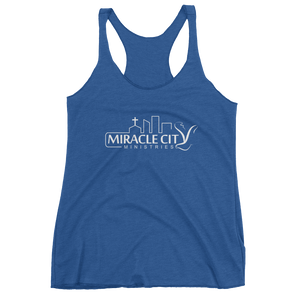 Miracle City Logo, Front Print Women's Tank Top - 13 Colors