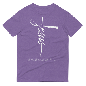 Jesus, The Way, The Truth, The Life (John 14:6), Adult T-Shirt, 11 Colors