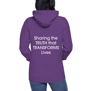 Tipton Ministry Logo, Sharing the Truth, Front/Back Print Unisex Hoodie, 10 Colors