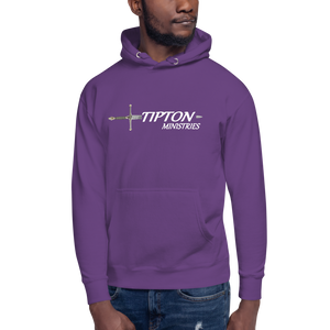 Tipton Ministry Logo, Sharing the Truth, Front/Back Print Unisex Hoodie, 10 Colors