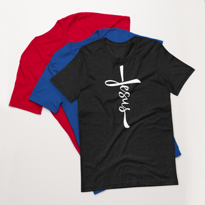 Jesus Cross Unisex T-Shirt, 12 Colors